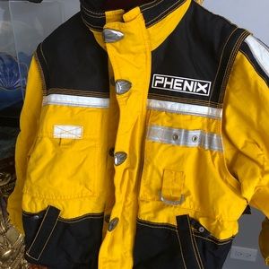 Phenix junior yellow winter jacket,for12 years old